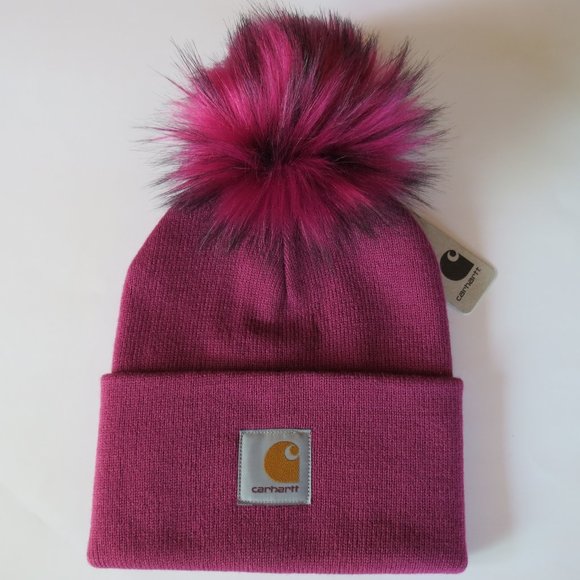 Carhartt Beanie Handmade in USA Pom Cap